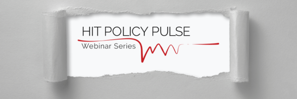 Health IT Policy Pulse Webinar Email Header