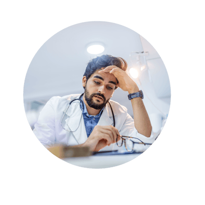 frustrated physician_circle